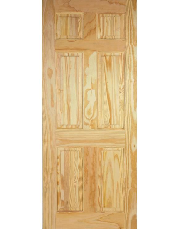 XL 6P Clear Pine Internal Door - 838 x 1981 x 35mm